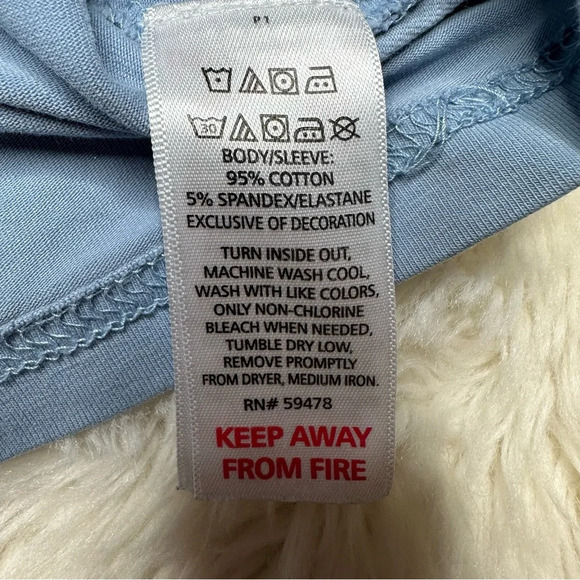 Tommy Bahama Long Sleeved Raglan Shirt Blue Size 6 - Picture 7 of 16